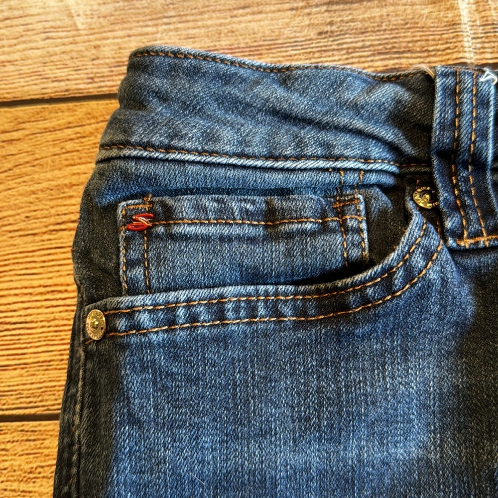 Seven7 Denim Weekend Short Size 10 Dark Wash - Picture 5 of 11